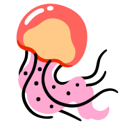 AniClipart jellyfish animation preview