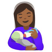 Mom feeding baby animation preview
